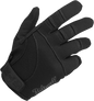 BILTWELL Moto Gloves - Black - Medium 1501-0101-003