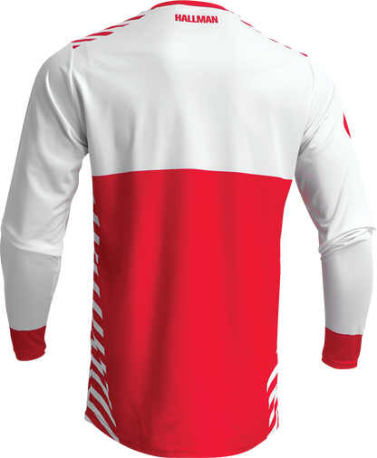 THOR Differ Slice Jersey - White/Red - Medium 2910-7134