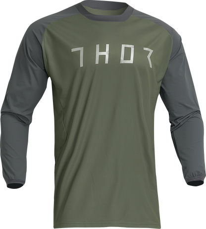 THOR Terrain Jersey - Army/Charcoal - 2XL 2910-7170