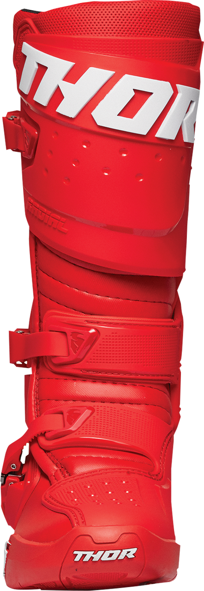 THOR Radial Boots - Red - US 7 / EU 40.5 3410-2736