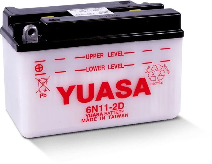 Yuasa 6N11-2D 6V Conventional Battery - Reliable Power for Your Applications