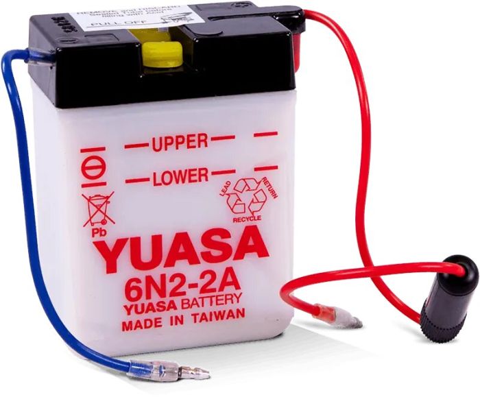 Yuasa YUAM2620A 6V Conventional 6N2-2A Battery for Reliable Power