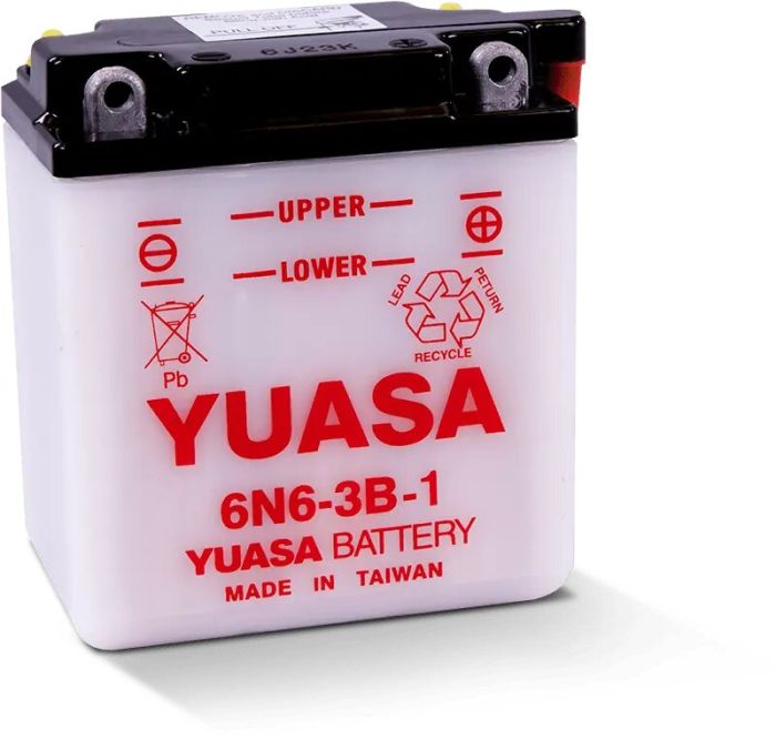 Yuasa YUAM2663B 6V Conventional Battery for Reliable Power Supply