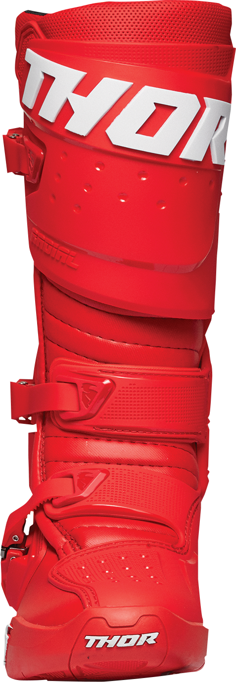 THOR Radial Boots - Red - US 12 / EU 47 3410-2741