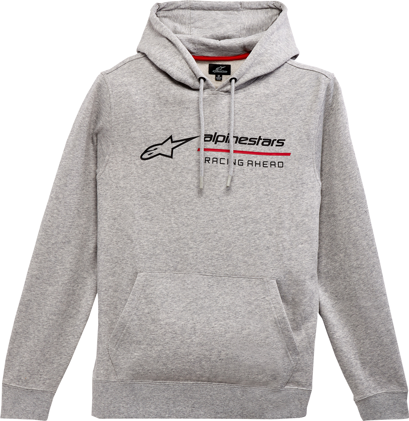 ALPINESTARS Linear Race Hoodie - Heather Gray - Medium 1232-510001026M