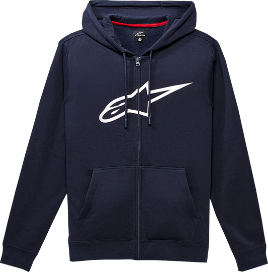 ALPINESTARS Ageless II Zip Hoodie - Navy/White - Medium 1038530527020M
