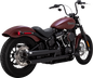 VANCE & HINES 3" Twin Slash Slip-On Mufflers - Black 46376