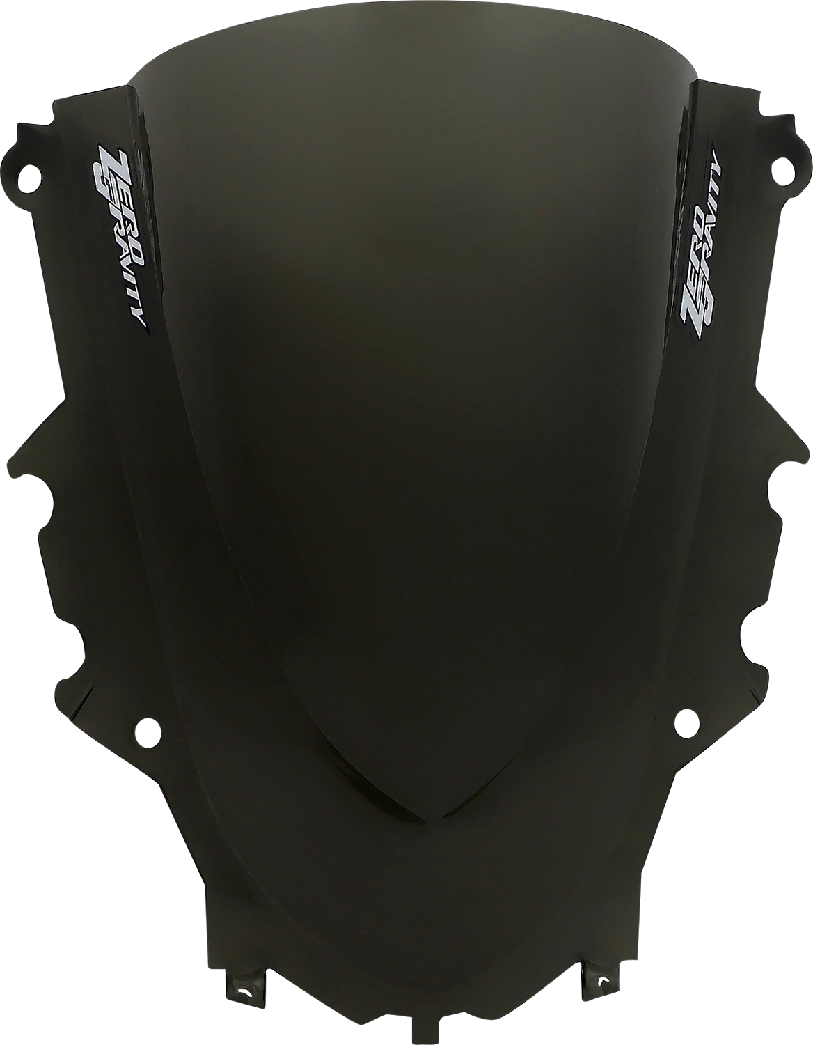ZERO GRAVITY Double Bubble Windscreen - Light Smoke - YZF-R3/Monster/World GP 16-554-02