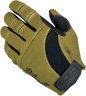 BILTWELL Moto Gloves - Olive/Black - XL 1501-0309-005