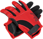 BILTWELL Moto Gloves - Red/Black/White - Large 1501-0804-004