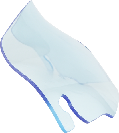 KLOCK WERKS Ice Flare® Windshield - 3-1/2" - Blue Ice - '96-'13 FLHT/FLHX KWW-01-0657