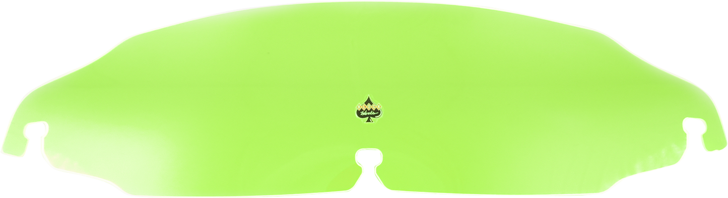 KLOCK WERKS Ice Flare® Windshield - 3-1/2" - Green Ice - '96-'13 FLHT/FLHX KWW-01-0656