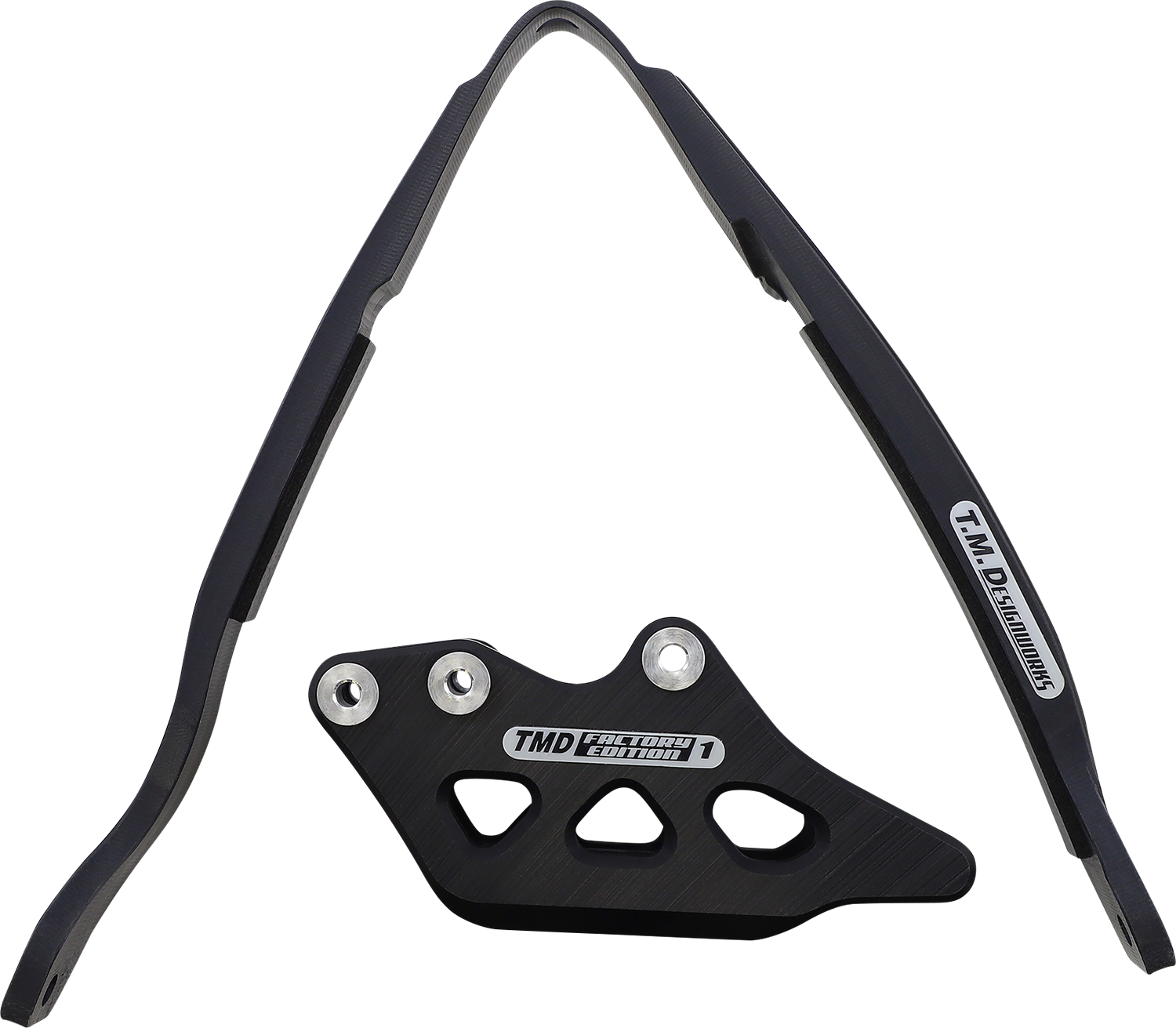 T.M. DESIGNWORKS Chain Guide/Slider - Yamaha - Black YCP-K09-BK