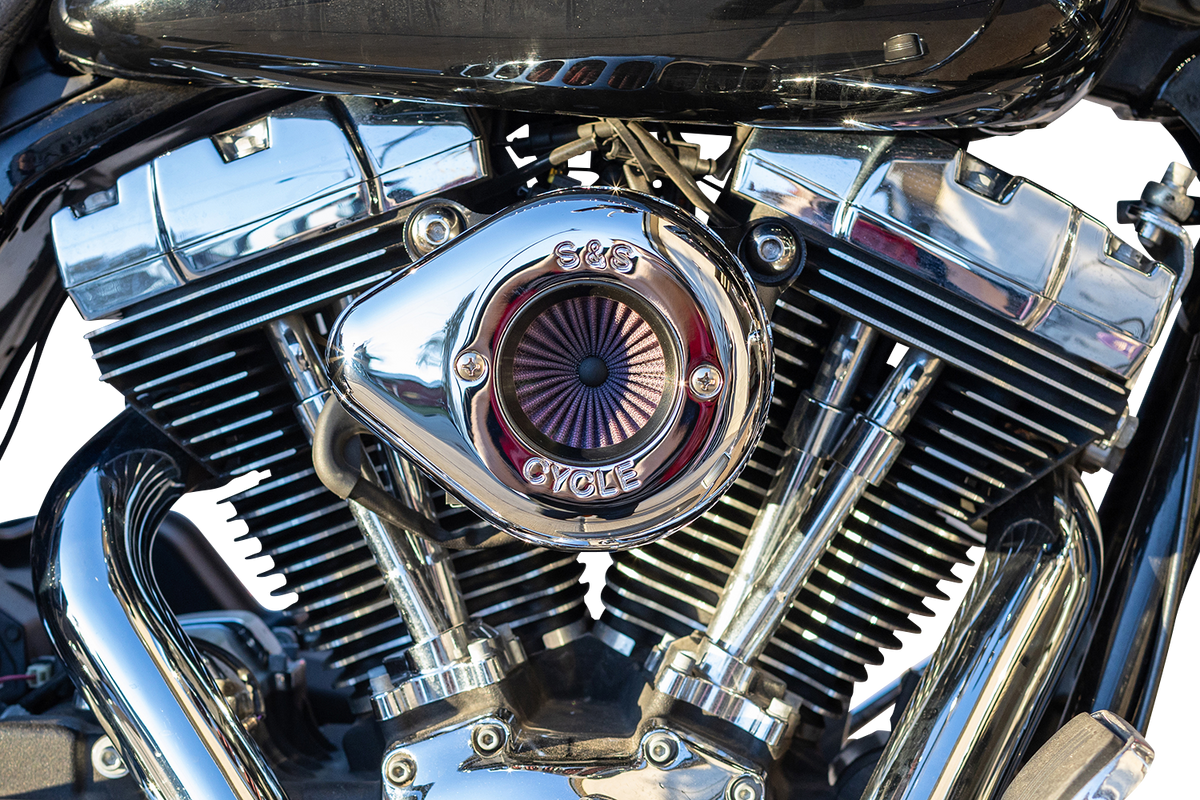 S&S CYCLE Air Stinger Stealth Air Cleaner Kit - Chrome 170-0719A