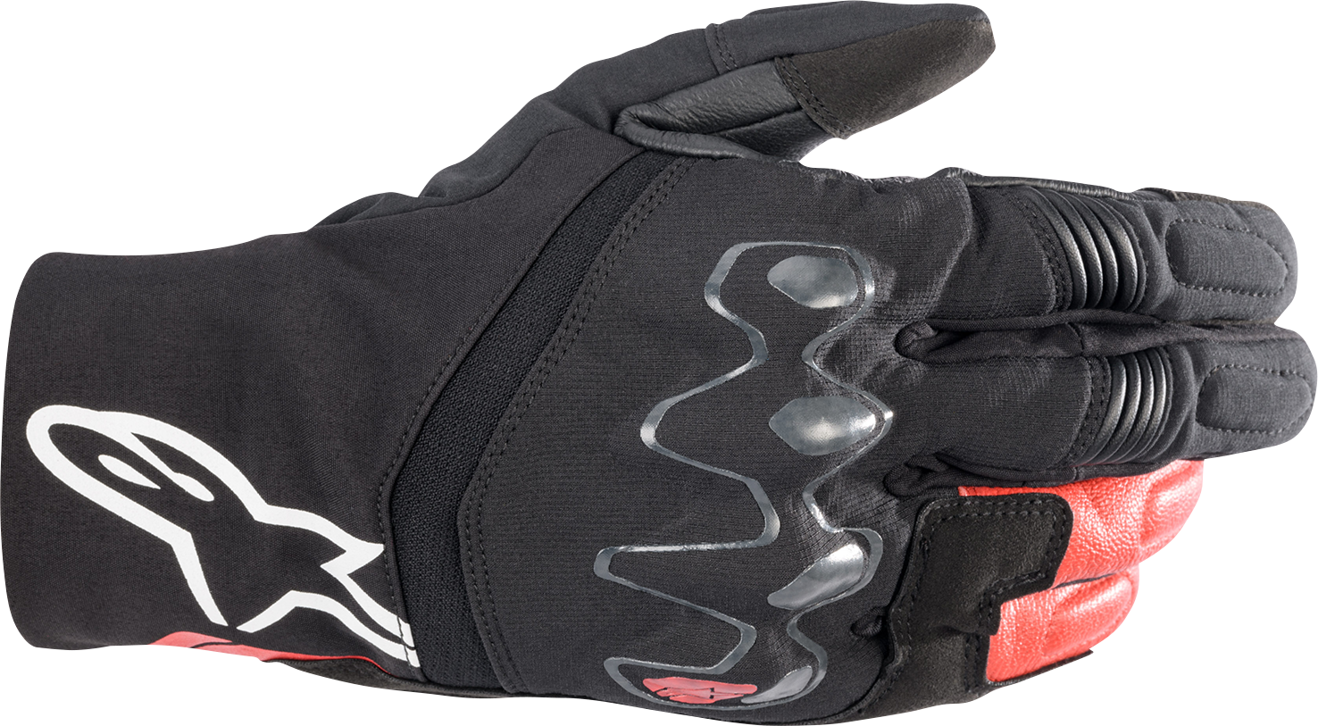 ALPINESTARS Hyde XT DrystarXF® Gloves - Black/Bright Red - Large 3522523-1303-L
