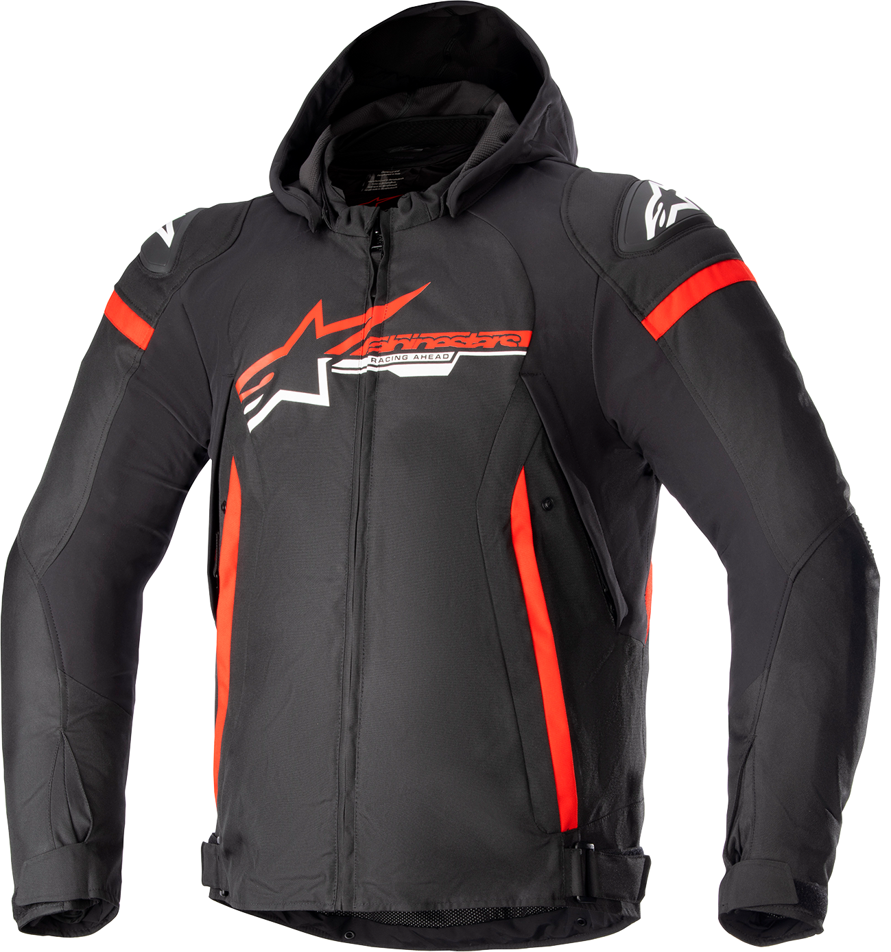 ALPINESTARS Zaca Waterproof Jacket - Black/Bright Red/White - 4XL 3206423-1342-4X