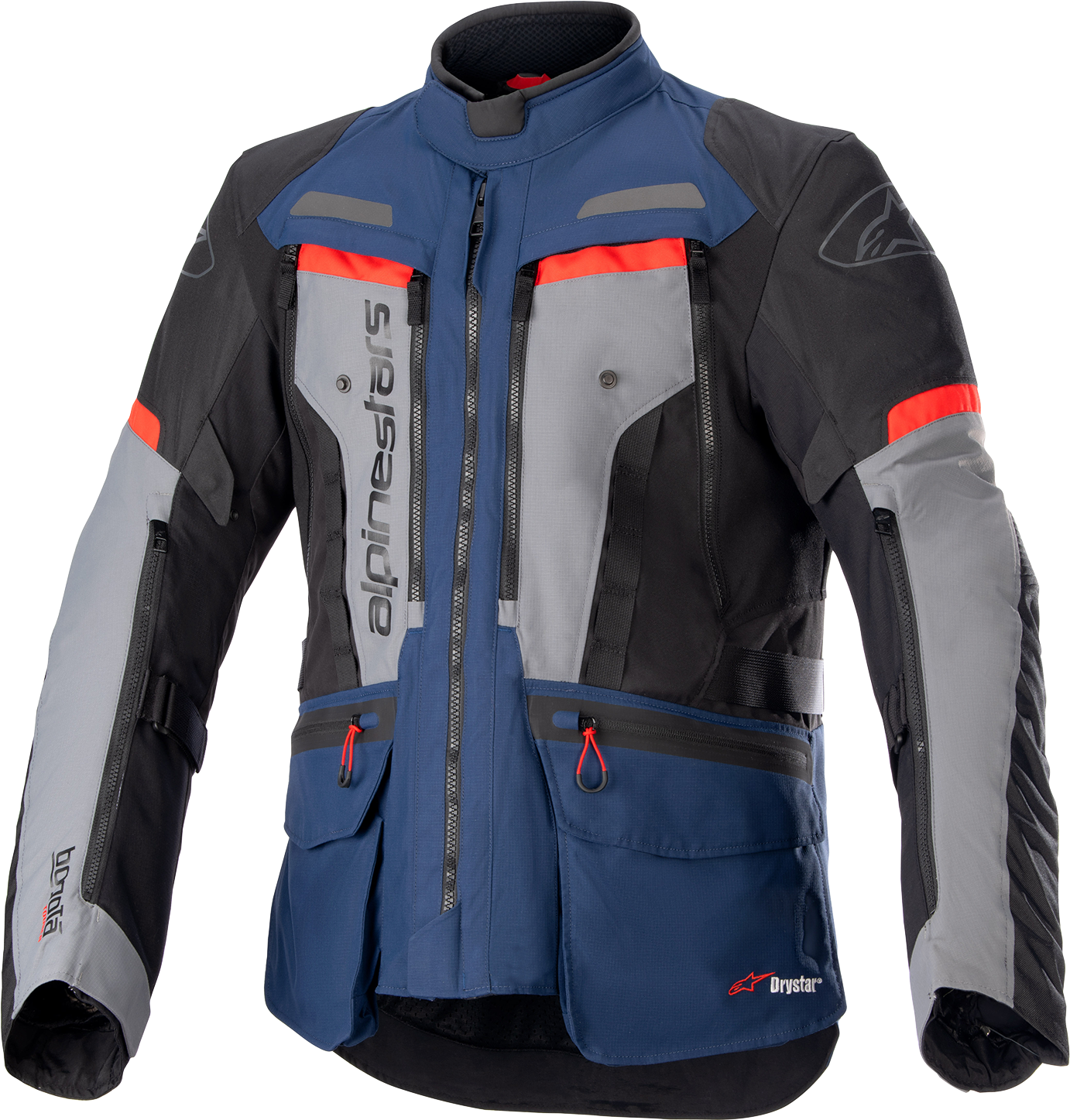 ALPINESTARS Bogota Pro Drystar® Jacket - Dark Blue/Black/Bright Red - Medium 3207023-7093-M