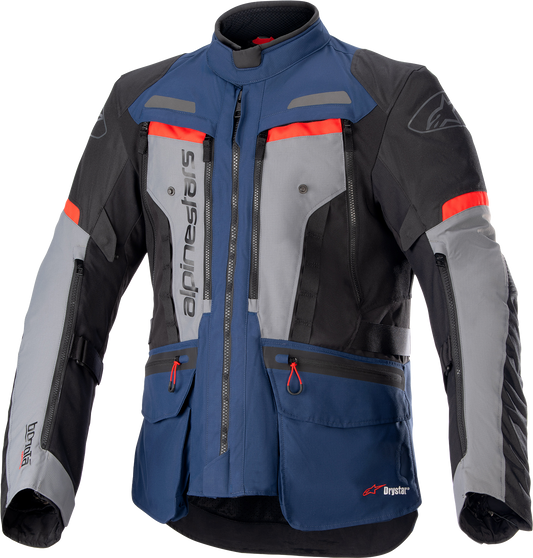 ALPINESTARS Bogota Pro Drystar® Jacket - Dark Blue/Black/Bright Red - Medium 3207023-7093-M
