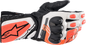 ALPINESTARS SP-8 V3 Gloves - Black/White/Fluo Red - 3XL 3558321-1231-3X