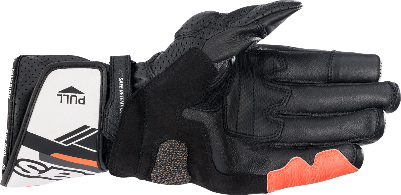 ALPINESTARS SP-8 V3 Gloves - Black/White/Fluo Red - XL 3558321-1231-XL