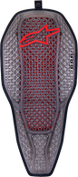 ALPINESTARS Nucleon Flex PROi Full Back Protector Insert - Transparent Smoke/Red - Small 6526323-003-S