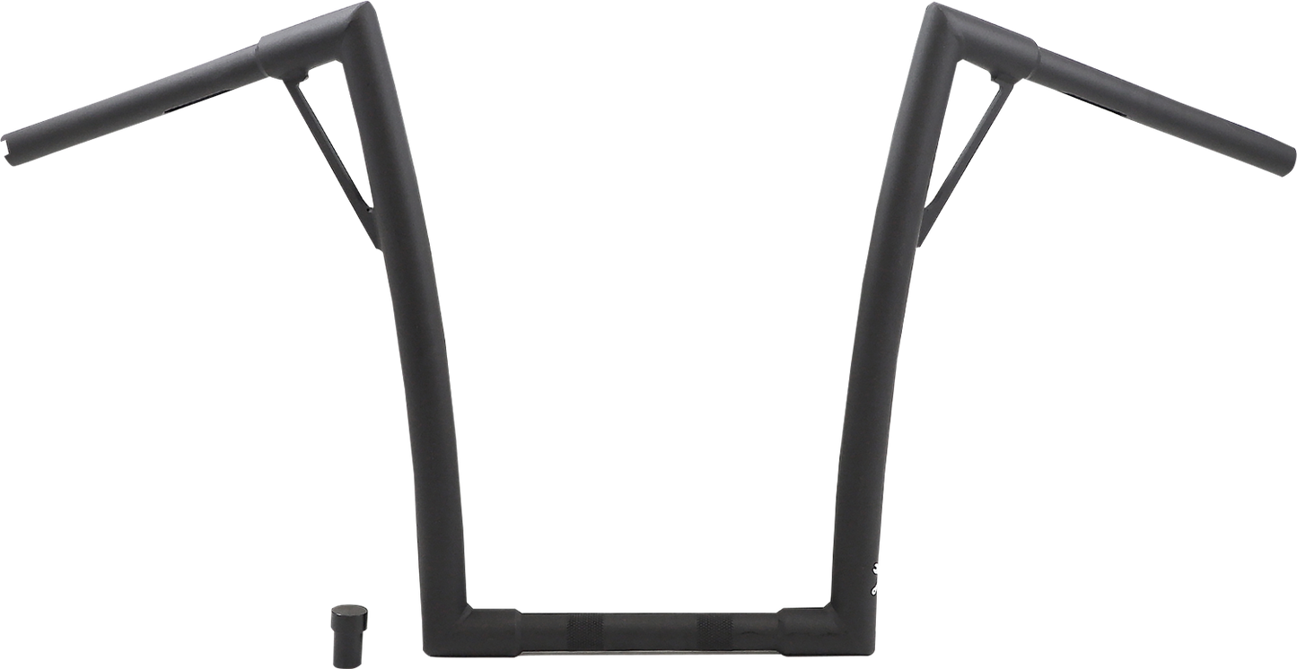 BURLY BRAND Louie Handlebar - 16" - Textured Black B12-7008TB