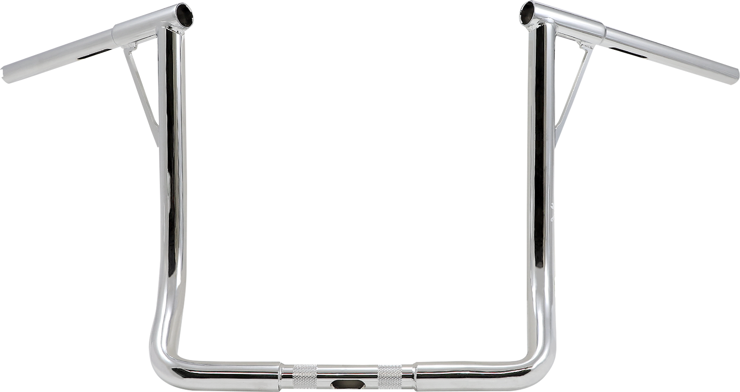 BURLY BRAND Louie Handlebar - Louie B - 16" - Chrome B12-7005C