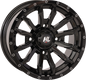HIGH LIFTER HL21 20x7 Gloss Black Wheel with Factory Valve Stem and Bolt-In Center Cap