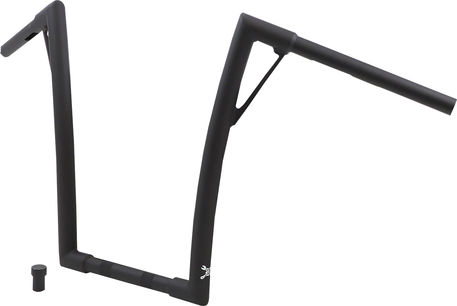 BURLY BRAND Louie Handlebar - 16" - Textured Black B12-7008TB