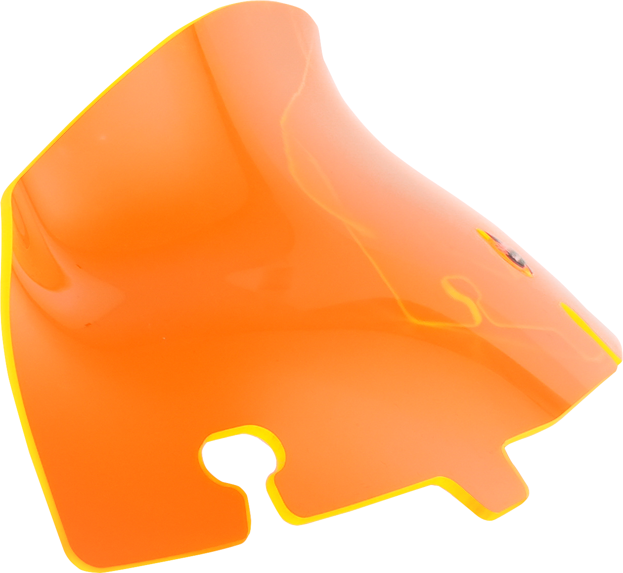 KLOCK WERKS Ice Flare® Windshield - 6.5" - Orange Ice - '14-'25 FLHT/FLHX KWW-01-0643