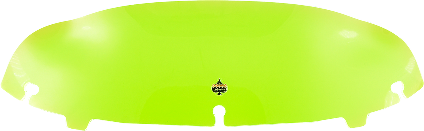 KLOCK WERKS Ice Flare® Windshield - 6.5" - Green Ice - '14-'25 FLHT/FLHX KWW-01-0646