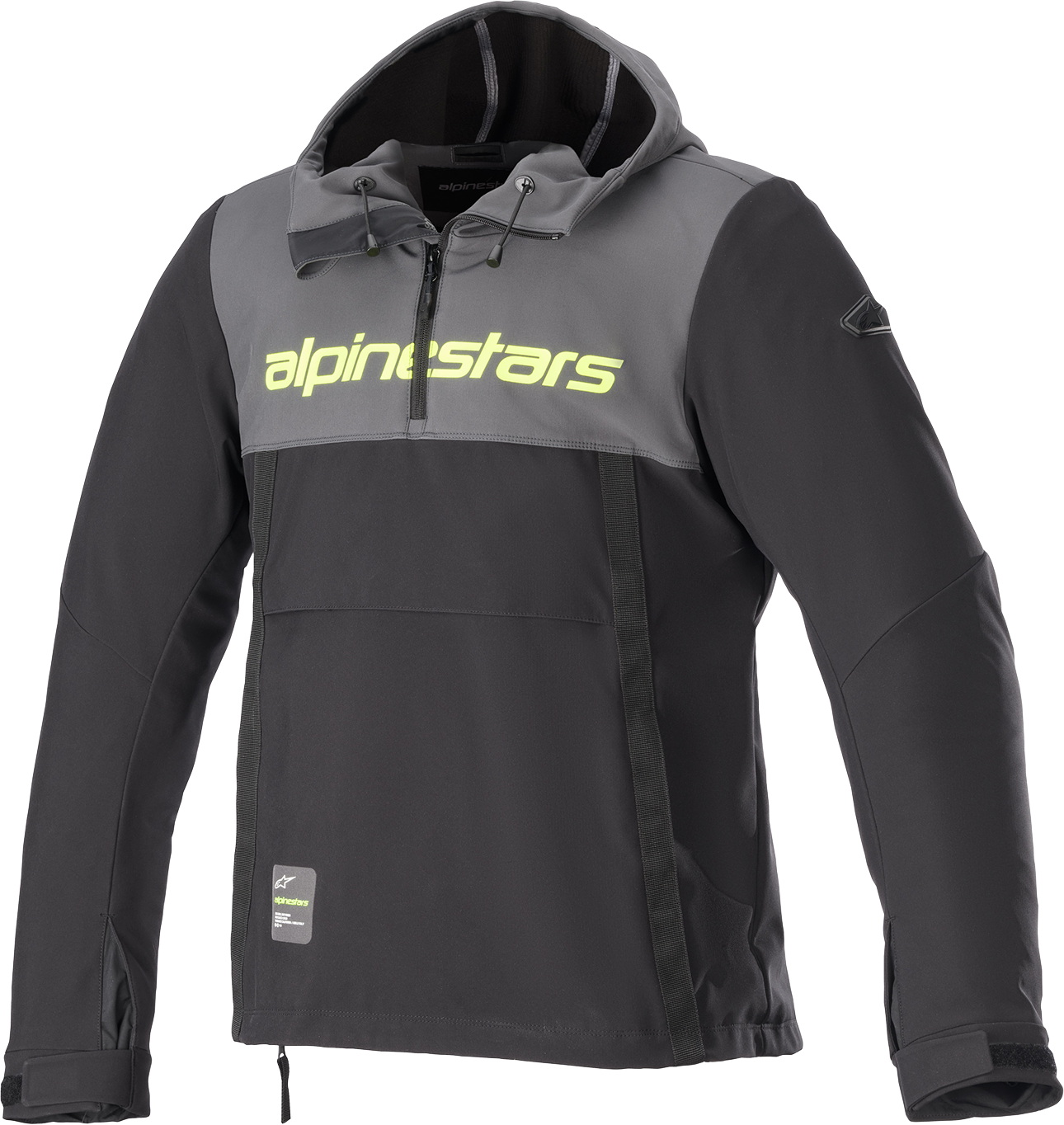 ALPINESTARS Sherpa Jacket - Black/Gray/Yellow - Large 4208123-9151-L