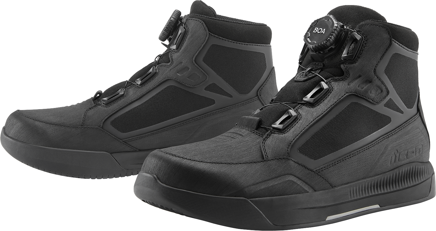 ICON Patrol 3™ Waterproof Boots - Black - Size 11.5 3403-1288