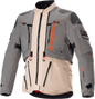 ALPINESTARS AMT-10R Drystar® XF Jacket - Fur Gray/Pale Brown/Spicy Orange - Small 3209623-9684-S