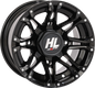 HIGH LIFTER HL3 Rear Gloss Black Wheel - 12x7 inch, 4/110 Bolt Pattern, Part #12HL03-1211