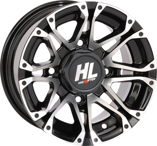 HIGH LIFTER HL3 12x7 Rear Wheel with Gloss Black Finish and Machined Accents