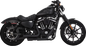VANCE & HINES 2-into-2 Mini Grenades Exhaust System - Black 46374