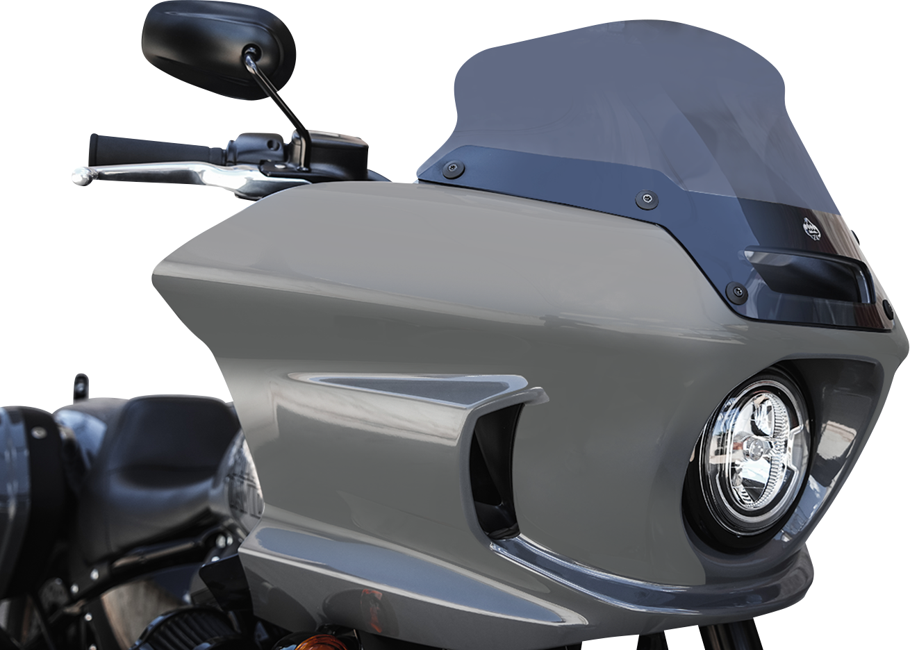 KLOCK WERKS Flare® Windshield - 6" - Dark Smoke - FXLRST KWW-02-0607-DS