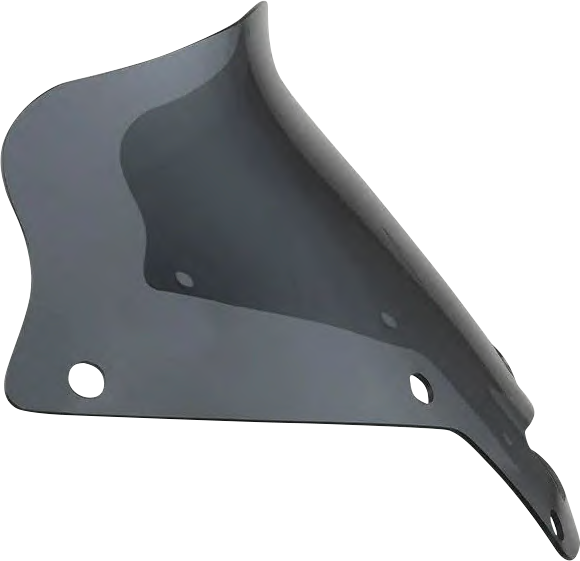 KLOCK WERKS Flare® Windshield - 6" - Dark Smoke - FXLRST KWW-02-0607-DS