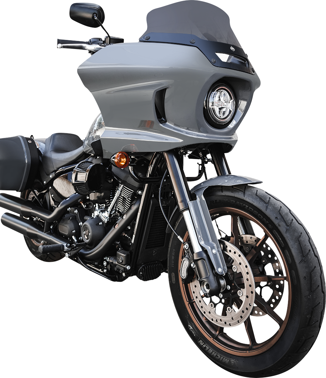 KLOCK WERKS Flare® Windshield - 6" - Dark Smoke - FXLRST KWW-02-0607-DS