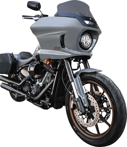 KLOCK WERKS Flare® Windshield - 6" - Dark Smoke - FXLRST KWW-02-0607-DS