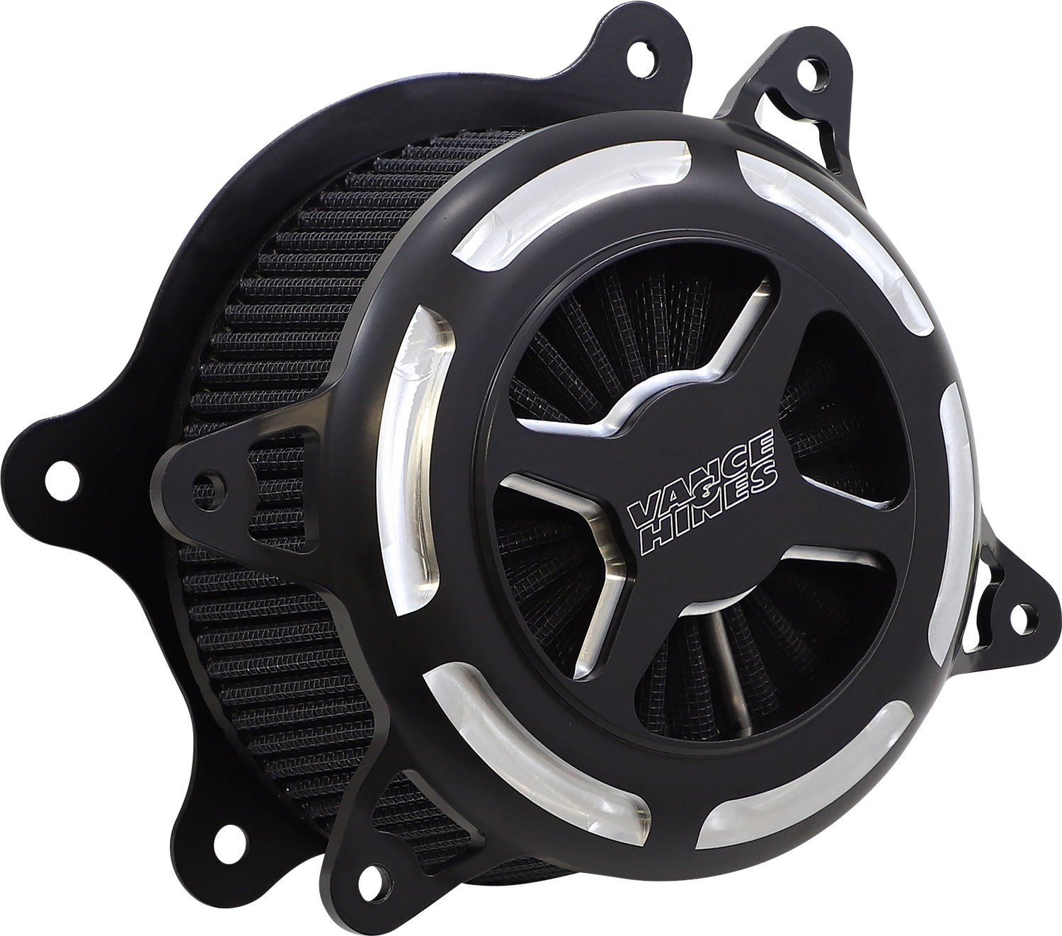 VANCE & HINES VO2 X Air Intake Kit - Black Contrast 42343
