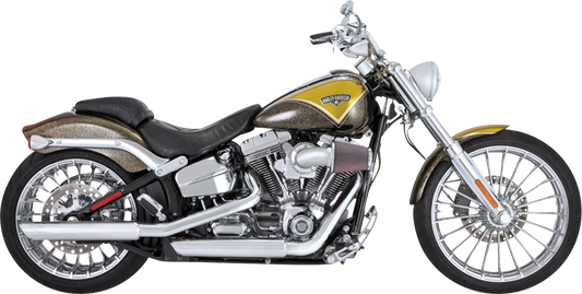 VANCE & HINES 3" Twin Slash Slip-On Muffler - Chrome 16335