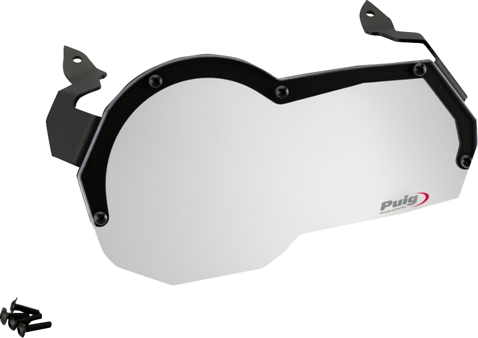 PUIG HI-TECH PARTS Protective Headlight Cover - Clear - '13-'24 R1200GS/R1250GS 20814W