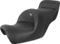 SADDLEMEN Roadsofa™ Carbon Fiber Seat - Without Backrest - Black - GL '88-'00 H88-07-185