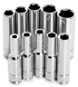 10PC 1/4" DR 6PT SAE DW SKT SET