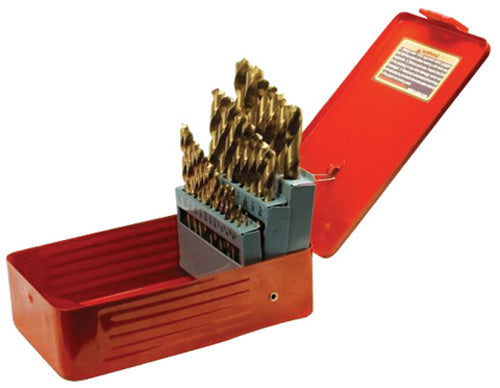 29PC DRILL BIT SET W/STEEL CASE