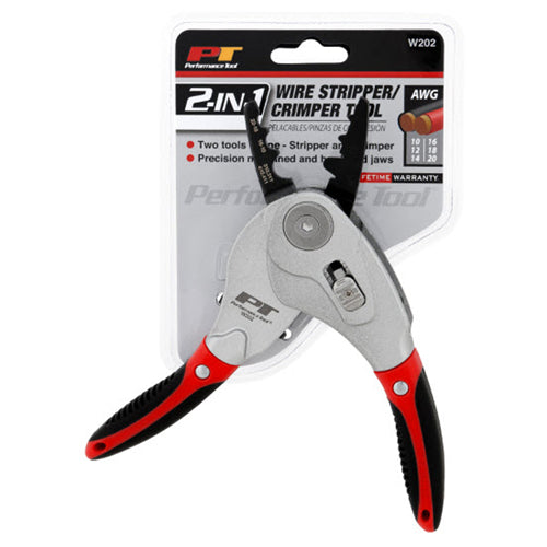 2-IN-1 WIRE STRIPPER/CRIMPER
