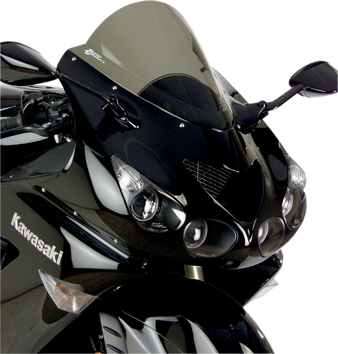ZERO GRAVITY Double Bubble Windscreen - Smoke - ZX-14/R 16-274-02