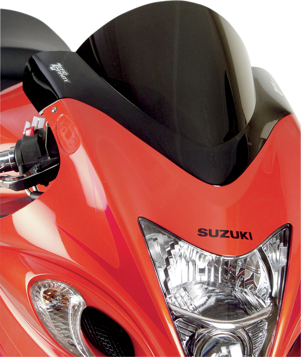 ZERO GRAVITY Double Bubble Windscreen - Dark Smoke - Hayabusa 16-134-19